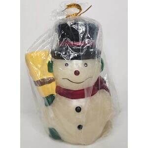 Vintage Dolgencorp Snowman Candle New in Packaging 4" SKU H114